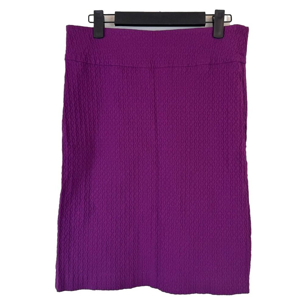 Margaret M Christiana Purple Pencil Skirt M